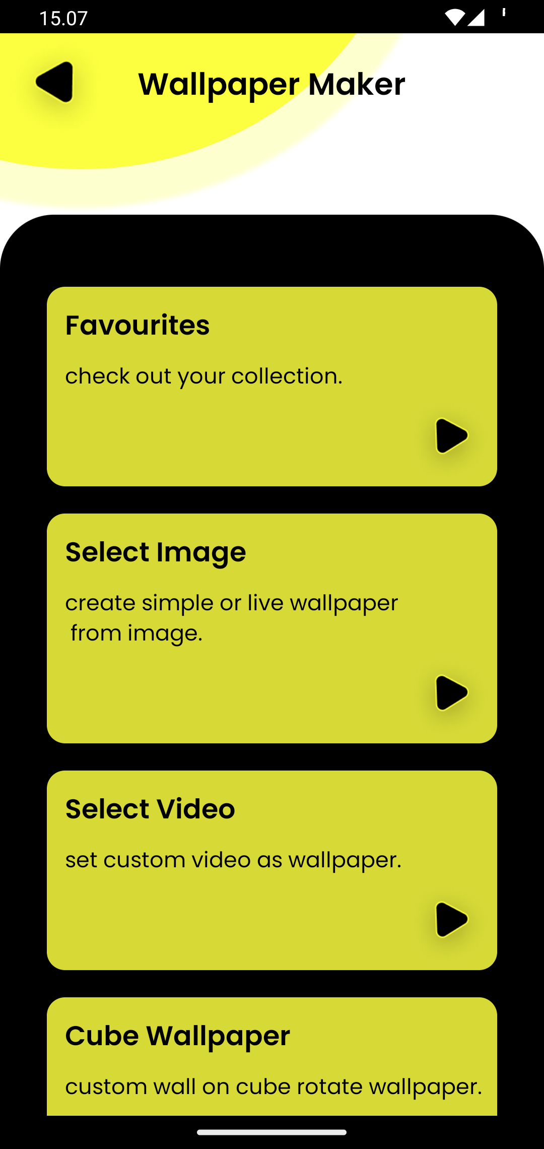 Main Menu